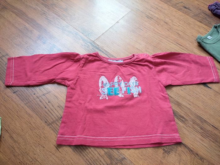 🌺 gros Lot de 14 tee shirts manches longues 6 mois🌺 - photo numéro 10