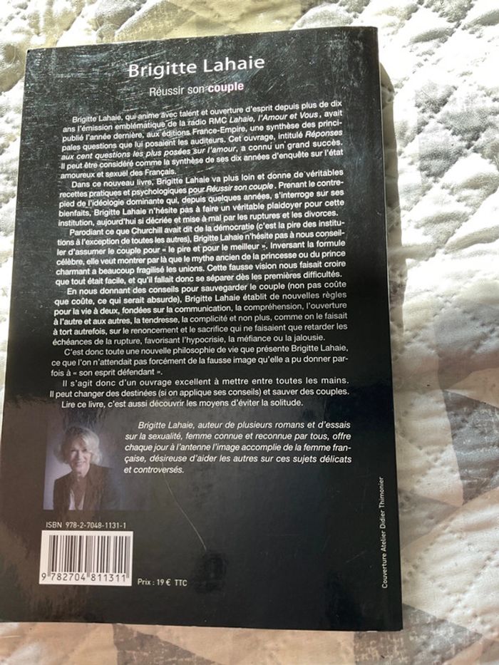 # réussir son couple Brigitte Lahaie - photo numéro 3