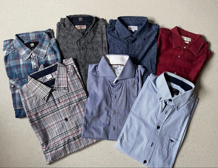 Lot 7 chemises longues