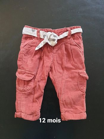 Pantalon velours côtelé automne/hiver