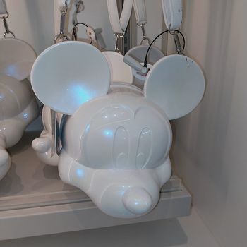 Pick-up sac Loungefly tête Mickey blanche Disney