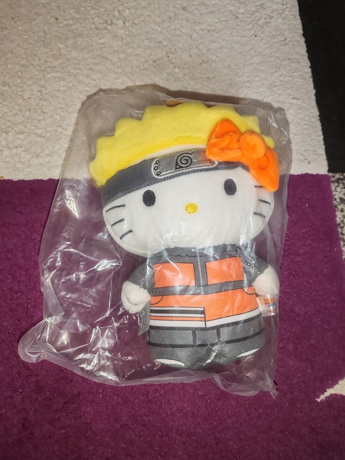 Peluche naruto shippuden X hello Kitty 20cm. - photo numéro 5