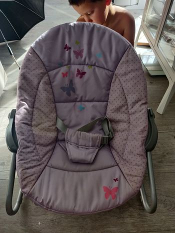 Transat bebe rose pâle Verbaudet