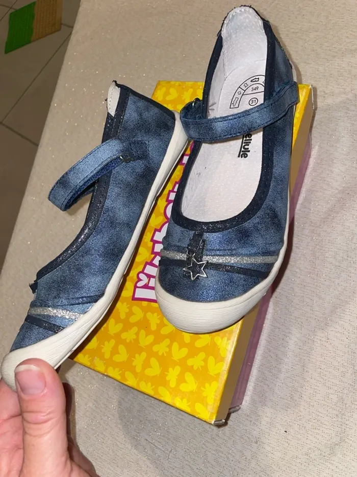 Ballerines scratch lilybellule cuir 31 neuves - photo numéro 3