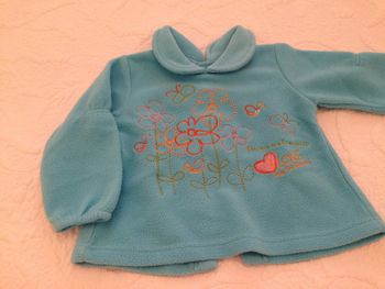 Sweat Bleu Turquoise Bébé 12 Mois