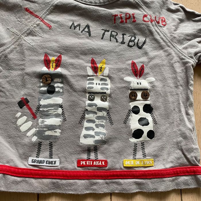 Lot de 2 t-shirt motifs animaux - photo numéro 3