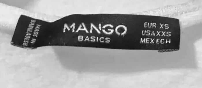 Haut femme MANGO débardeur blanc taille XS - photo numéro 3