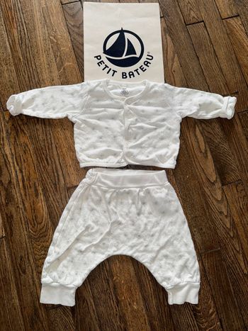 Ensemble petit bateau 6 mois