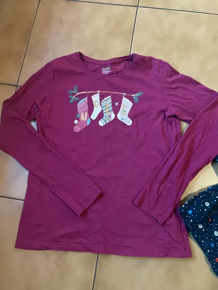 Lot 2 t shirts fille 12 ans - photo numéro 3