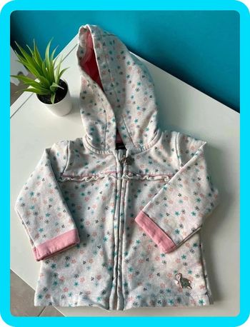 Magnifique sweat à zippe 6 mois sergent major