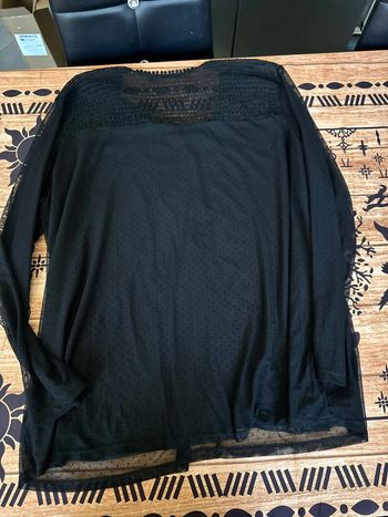 Blouse tunique doublé transparente femme grande taille