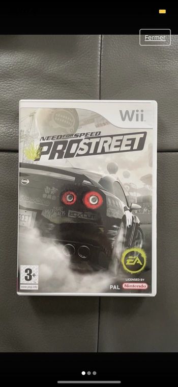 Jeu Wii Need for speed pro street