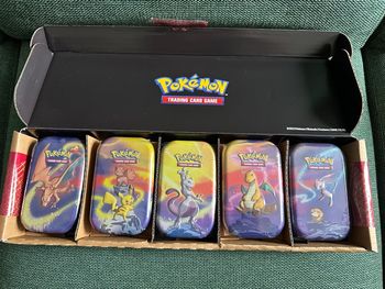 Coffret mini boites puissance de kanto Pokémon 