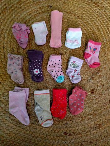 Lot chaussettes bébé fille