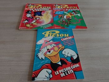 Lot de 3 Picsou magazine, n° 151, 174, 149