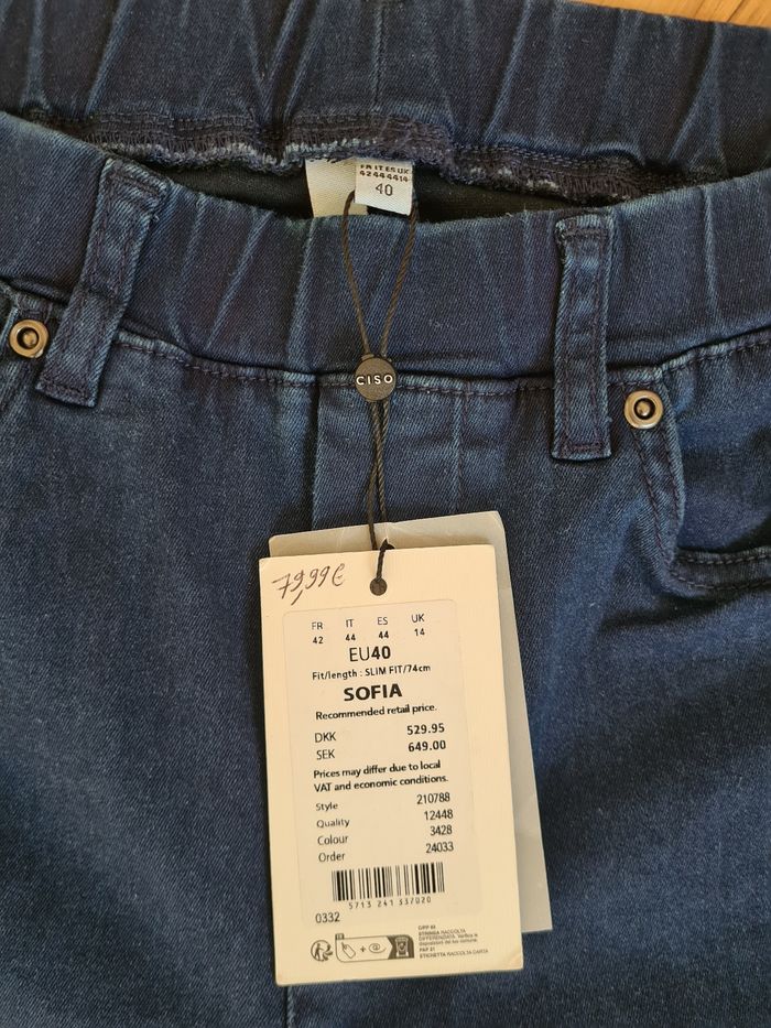 Jean's slim fit ciso modèle SOFIA - photo numéro 2