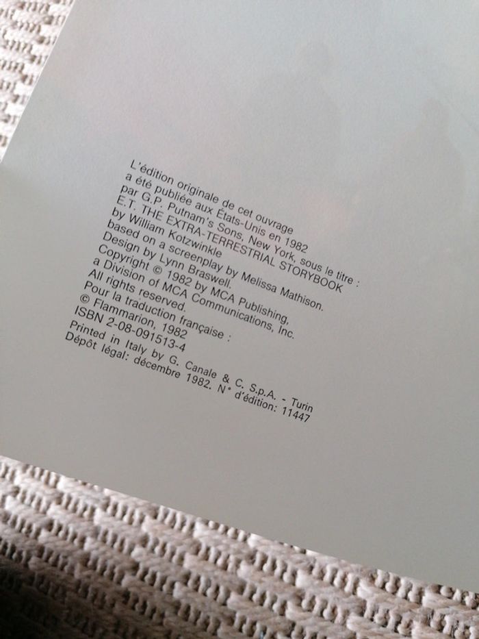 Livre E.T. l'album de l'extra-terrestre - photo numéro 6