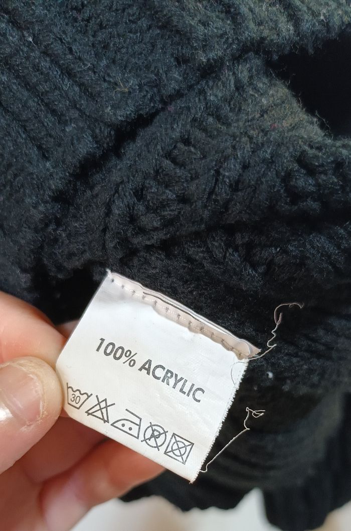 Pull grosse maille col rond original avec lacets Femme Taille XL - photo numéro 4