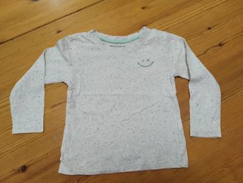 Tee-shirt beige moucheté