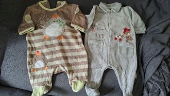 Lot de 2 pyjamas garçon 1 mois