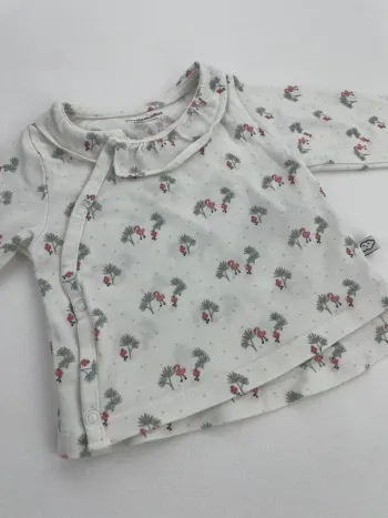 Haut croisé bébé fille - Vertbaudet - 1 mois