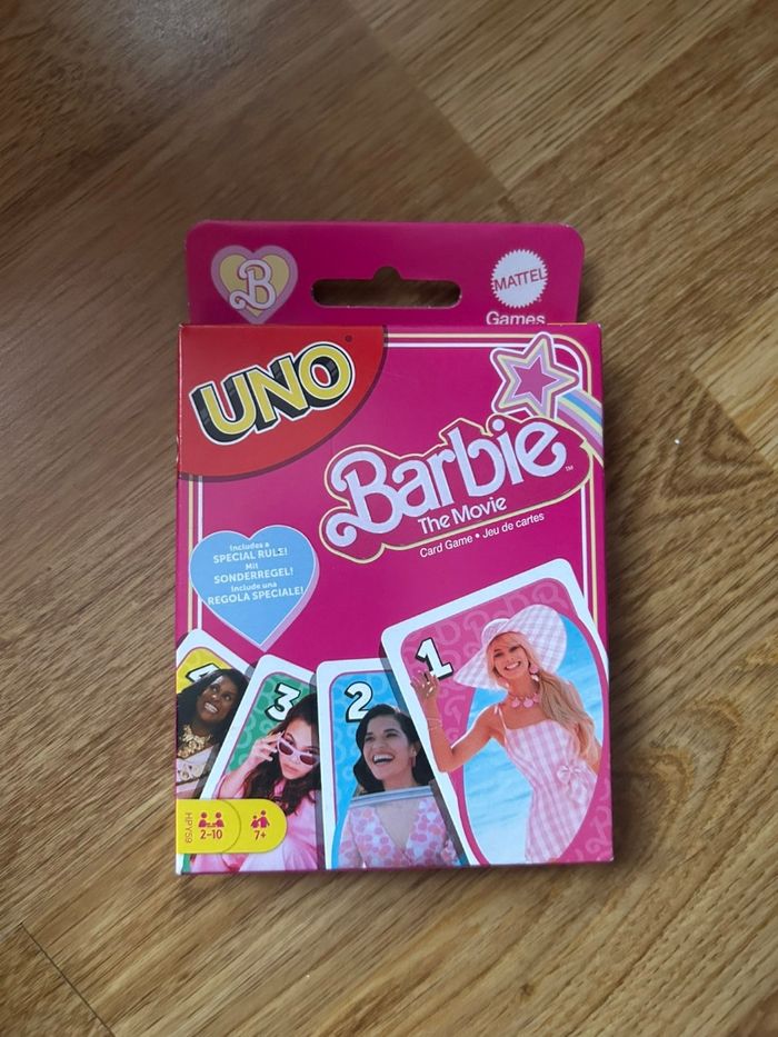 UNO Barbie – jeu de cartes Mattel Games neuf / complet