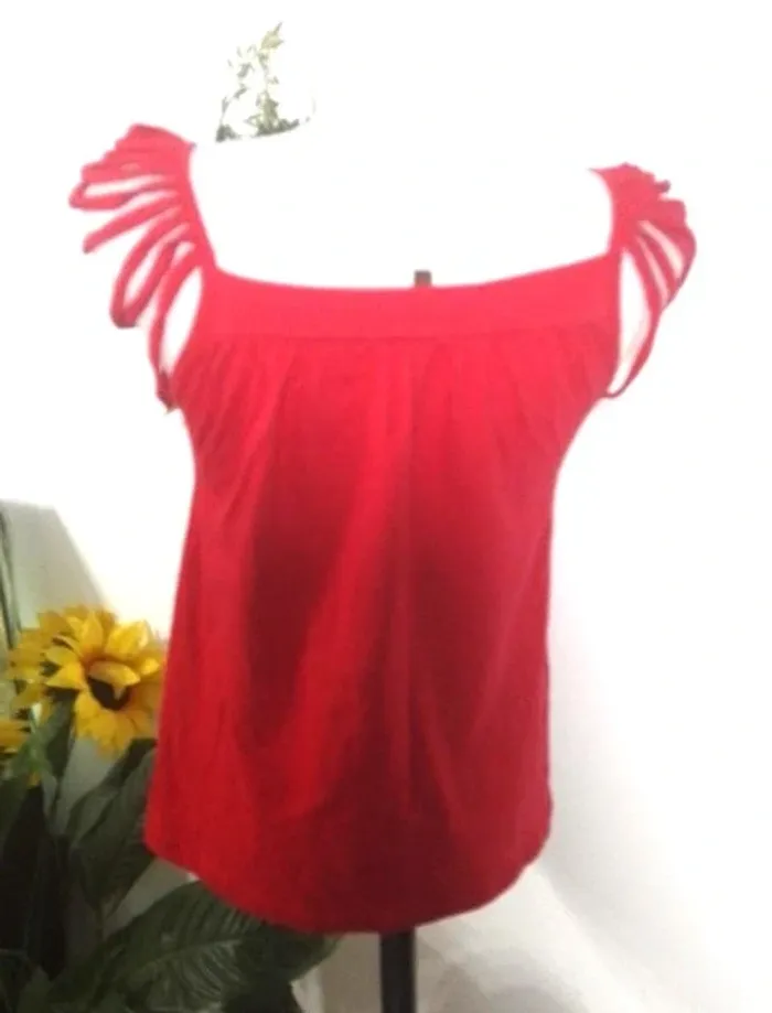 débardeur taille M avec laçage sur les épaules neuf 100% coton - photo numéro 4
