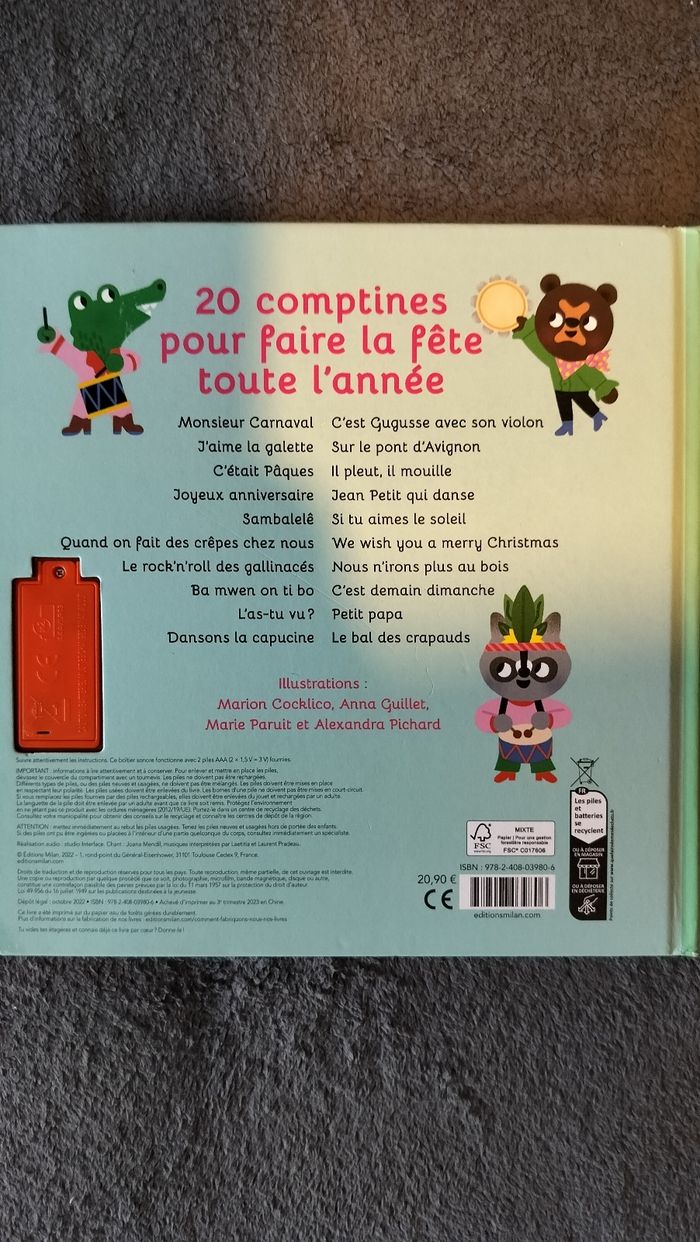 Livre sonore comptines - photo numéro 2