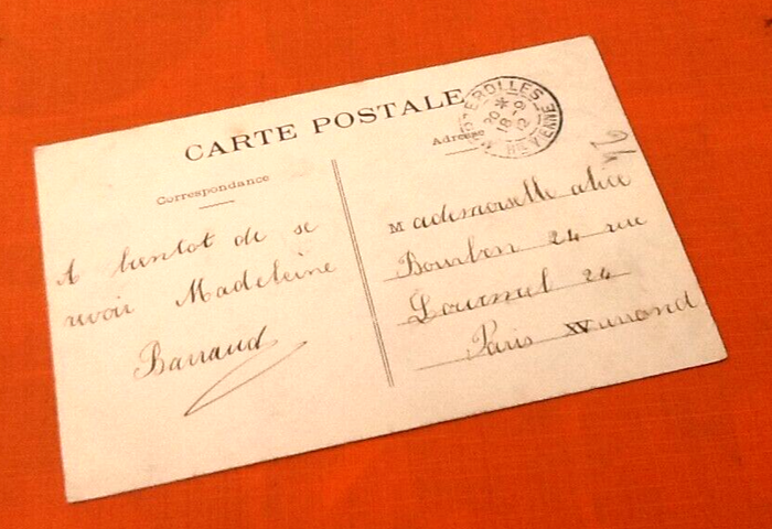 Carte postale ancienne Monterolles (Haute-Vienne) Maison Frugier - photo numéro 2