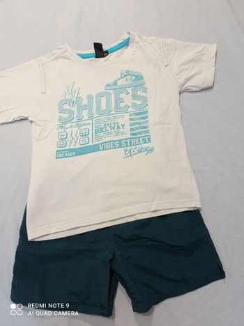 short et tee shirt de taille 6 ans réf 954 C01