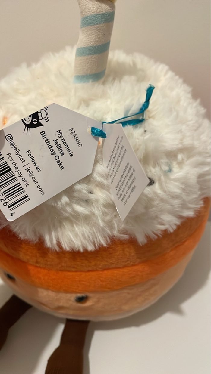 Peluche Jellycat Jellina Birthday Cake 🎂🎂 - photo numéro 3
