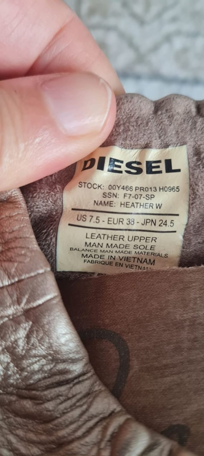 Chaussures plates ballerines Diesel - photo numéro 3