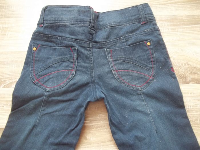 Jean bootcut bleu marine Caprice de Fille 10 ans - photo numéro 4