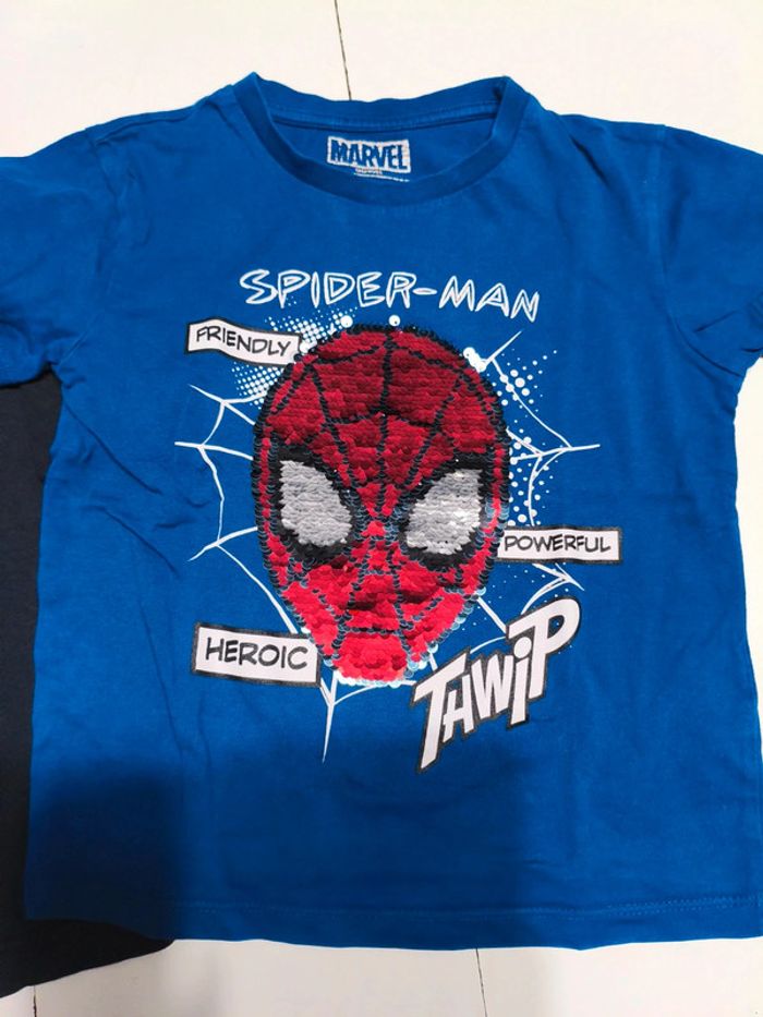 2 t-shirt spider-man - photo numéro 3