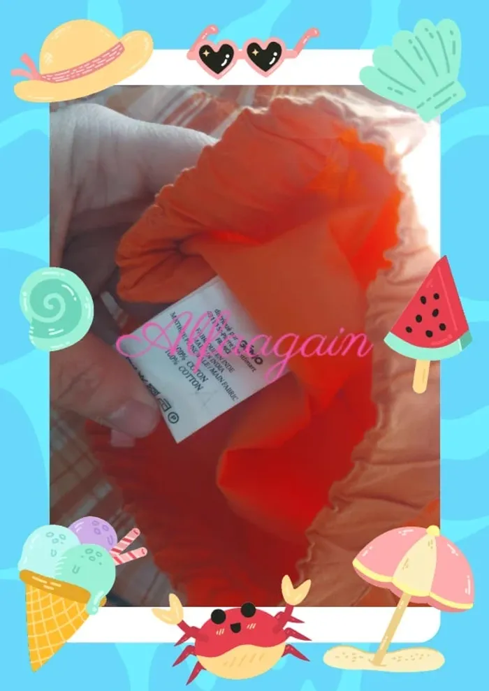 Ensemble neuf été 12mois orange - photo numéro 11