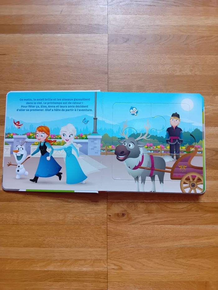 Livre puzzle Olaf - photo numéro 2