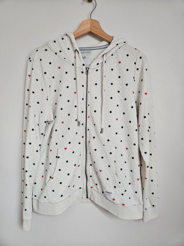 Gilet zippé à capuche Only T.XL