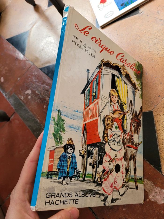 1964 Livre ancien rare le cirque Caroline grand album collection Pierre Probst - photo numéro 2