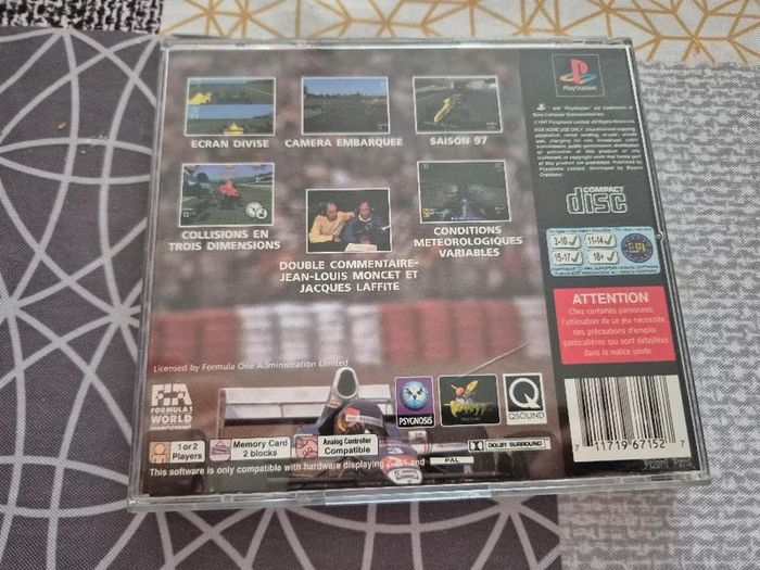 Jeu PS1 Formula 1  97 - photo numéro 4