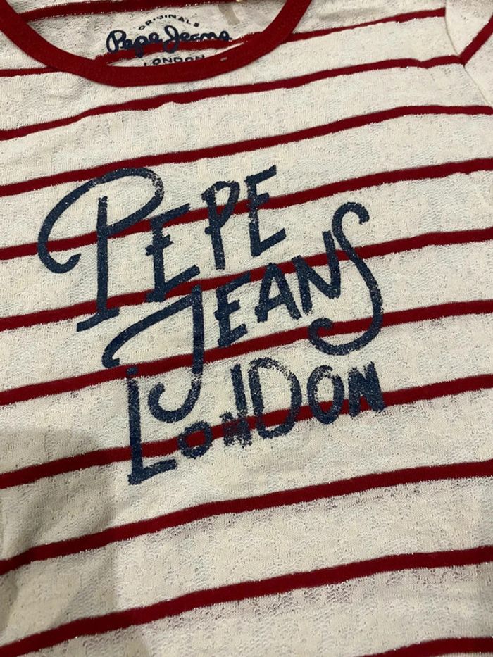 Tee shirt raye rouge - photo numéro 2