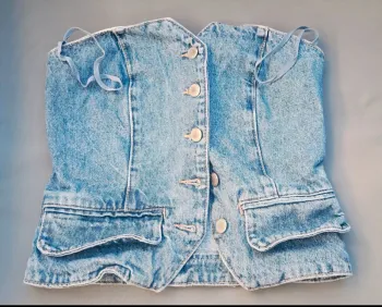 🪷bustier en jean pull & bear