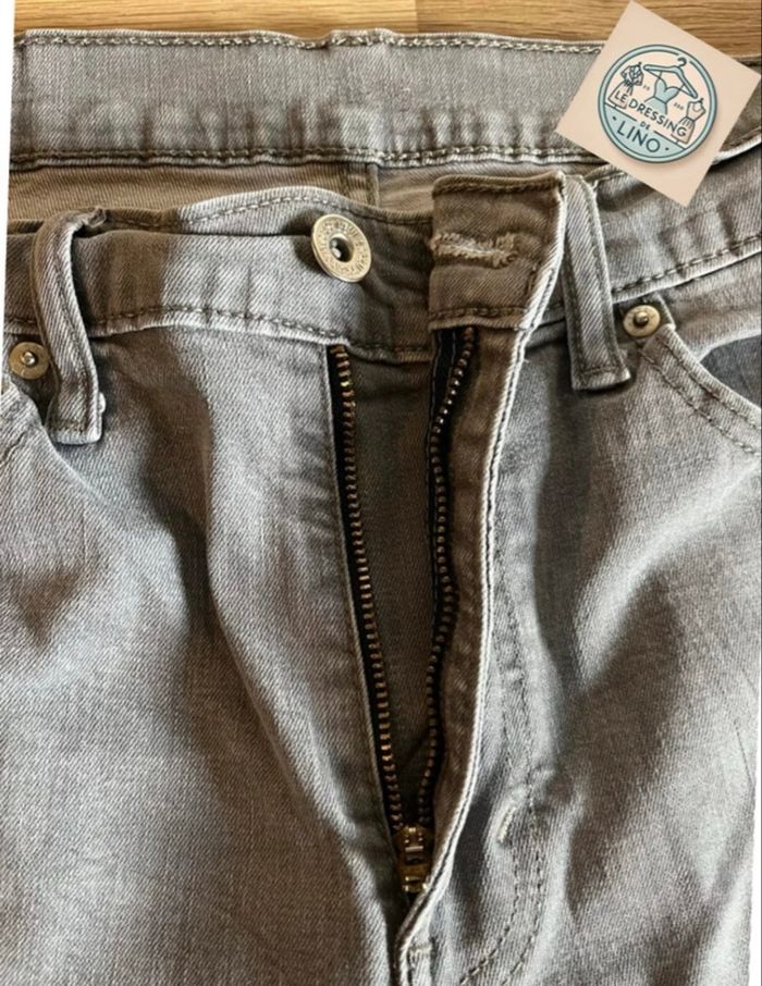 Levi’s 513 Gris Délavé W33 L32 - photo numéro 5