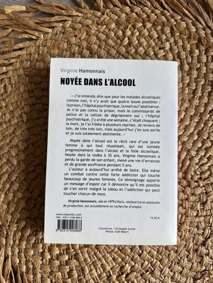 Livre noter dans l’alcool Virginie hamonais - photo numéro 2