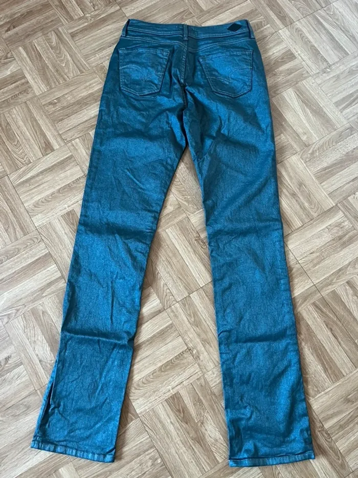 Pantalon jean gris satin W27 L34 Lee Cooper - photo numéro 6