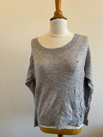 Pull gris basique, Tommy Hilfiger