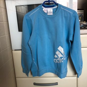 Sweat adidas bleu ciel