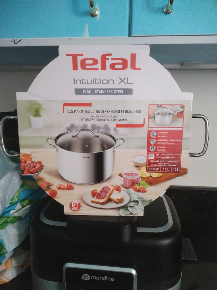 Grand marmite tefal intuition xl inox - photo numéro 1