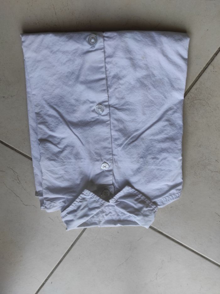 Chemise blanche manches longues neuve 8 ans garçon
