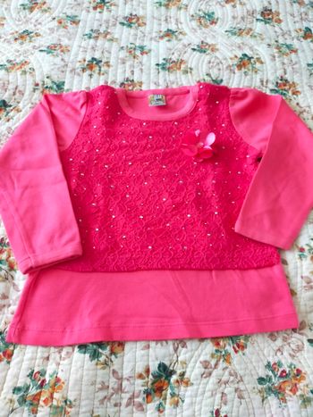Tee shirt fille 3/4 ans