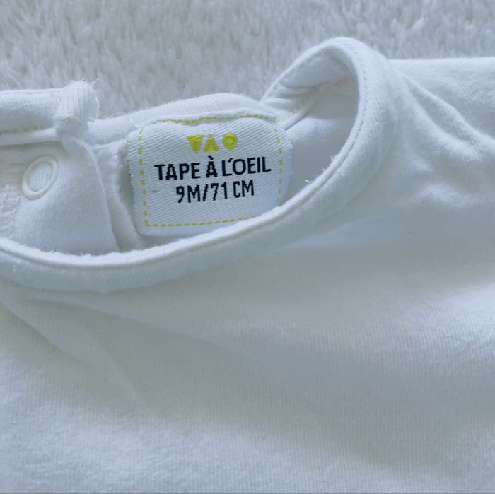 Lot de 2 tee-shirts manches longues « tape à l’œil » 9 mois - photo numéro 3
